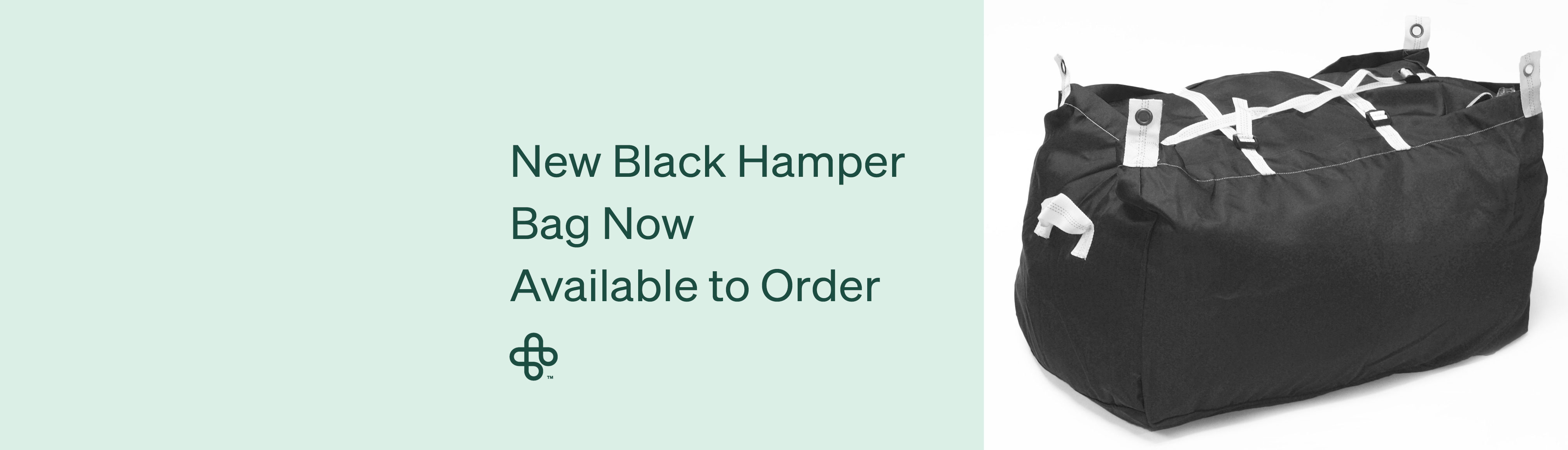 New Black Hamper Bag Now Available to Order